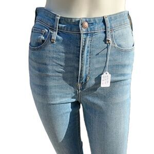 606132....Hollister Ultra High Super Skinny Jeans Size 5S W27 L28, 10"Rise